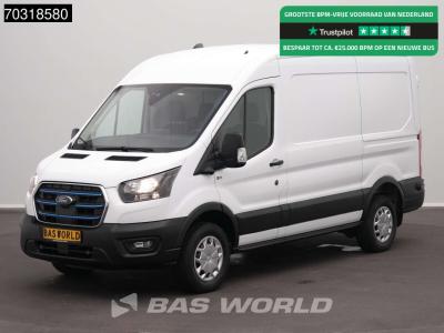 Ford Transit 185pk Elektrisch 68kWh 317km WLTP L2H2 Hoog Dak Navi Airco Cruise Parkeersensoren v+a SYNC4 in vendita da BAS World B.V.