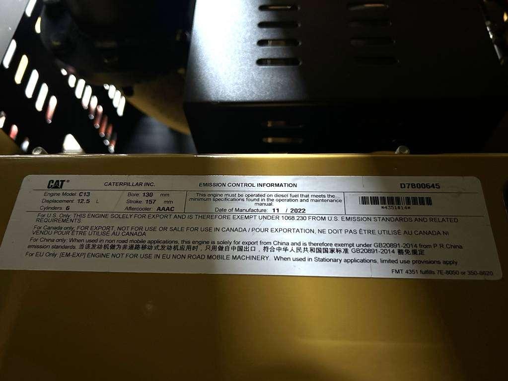 Caterpillar DE450GC - 450 kVA Stand-by Generator - DPX-18219 Foto 22