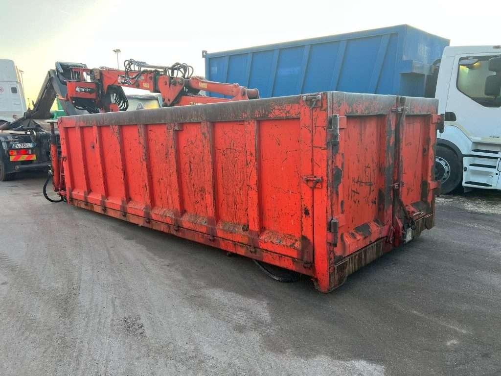 CONTAINER SCARRABILE USATO A CIELO APERTO CON GRU Foto 3