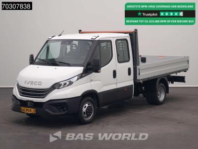 Iveco Daily 35C21 3.0L Open Laadbak Dubbel Cabine 210PK Dubbellucht t ACC LED Airco Camera CarPlay 3,5t T in vendita da BAS World B.V.