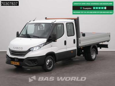 Iveco Daily 35C21 3.0L Automaat Open Laadbak Dubbel Cabine 210PK Dubbellucht 3,5t Trekgewicht ACC LED Air in vendita da BAS World B.V.